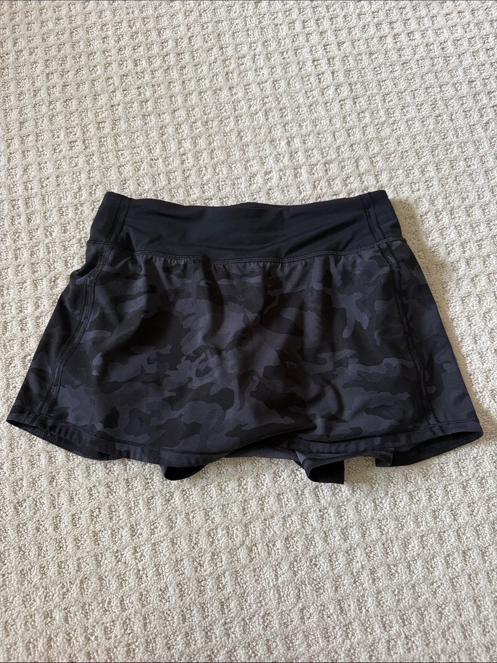 lululemon athletica Black Camo Skort